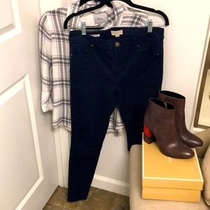 Moving Sale 🚗 - Loft High-Rise Dark Blue Skinny Pants, Size 4